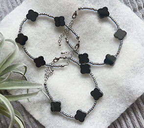 天然石(ヘマタイト)ブレスレット