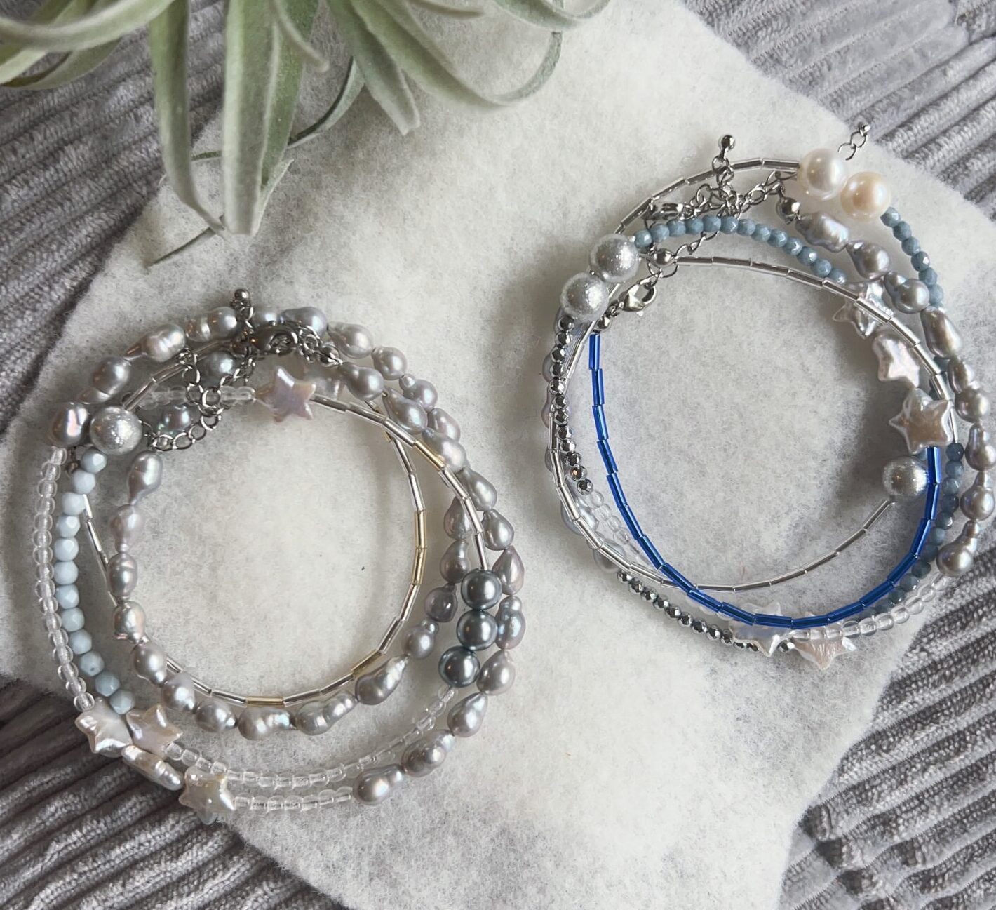 淡水パール2連ネックレス - 画像 (2)