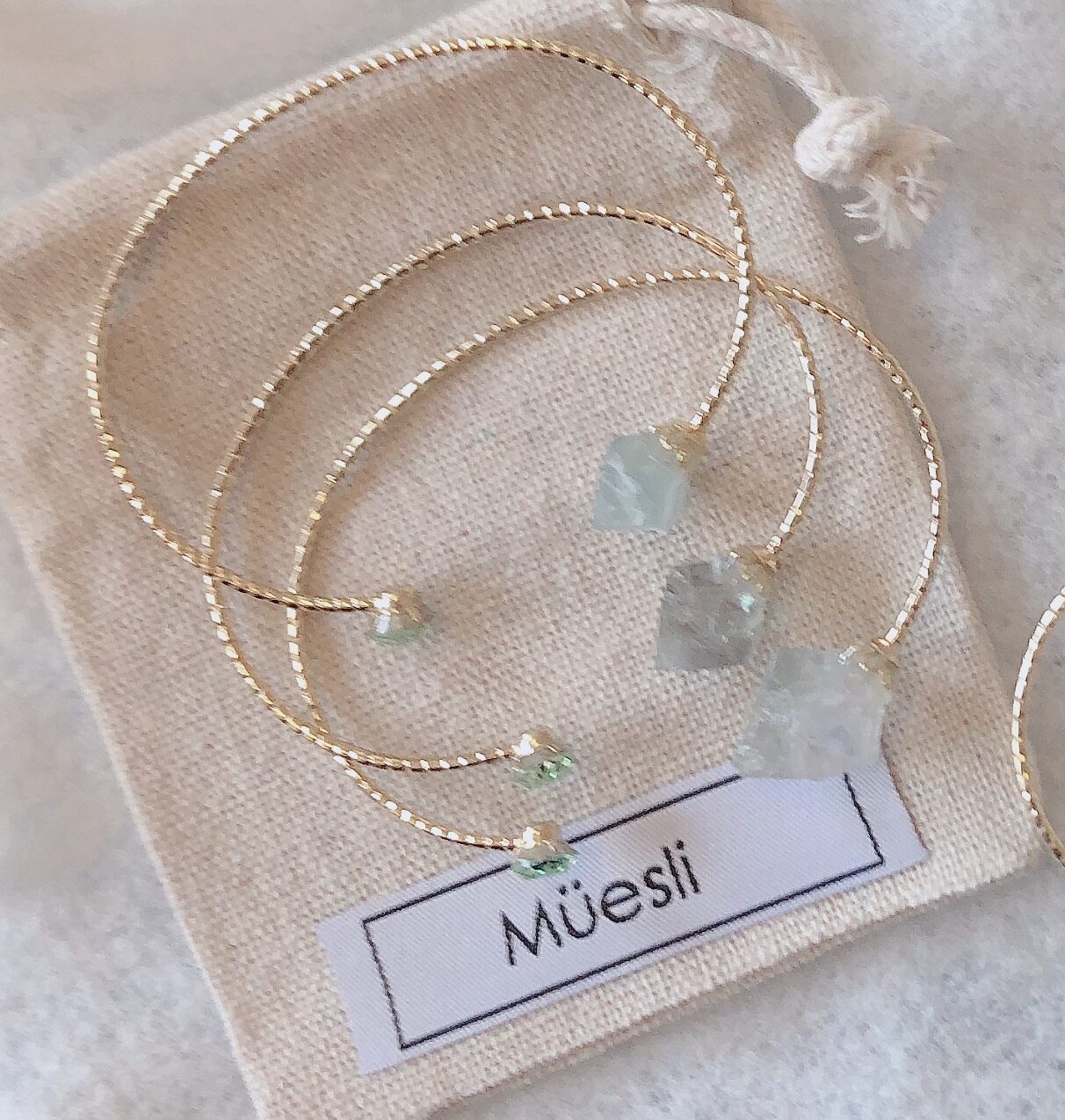 天然石ブレスレット